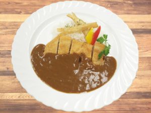 ●三元豚のカツカレー　￥1,250